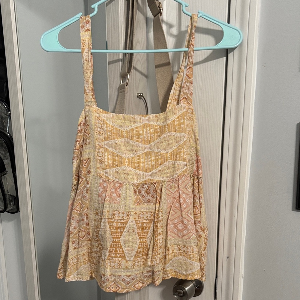 Boho Chic Patterned Tank Top